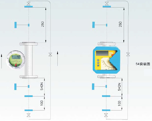 實(shí)驗(yàn)室用轉(zhuǎn)子流量計(jì)安裝要求圖四