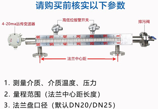 報警磁翻板液位計結(jié)構(gòu)圖